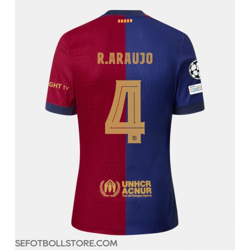 Barcelona Ronald Araujo #4 Replika Hemmatröja 2024-25 Kortärmad